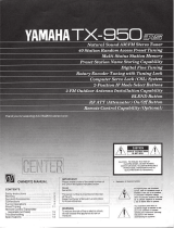 Yamaha TX-950 El kitabı
