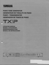 Yamaha TX1P Kullanım kılavuzu