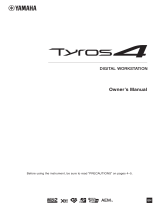 Yamaha TYROS 4 El kitabı