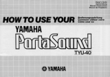 Yamaha TYU-40 El kitabı