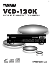 Yamaha VCD-120K Kullanım kılavuzu
