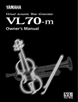 Yamaha VL70-m Kullanım kılavuzu