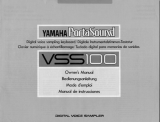 Yamaha PortaSound VSS-100 El kitabı