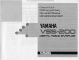 Yamaha VSS-200 El kitabı