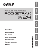 Yamaha POCKETRAK W24 El kitabı