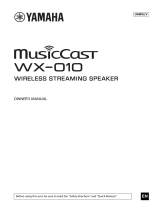 Yamaha MusicCast - WX-010 Kullanım kılavuzu