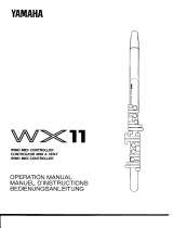 Yamaha WX11 El kitabı