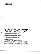 Yamaha WX-7 El kitabı