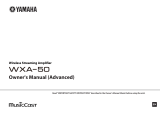 Yamaha WXA-50 Kullanım kılavuzu