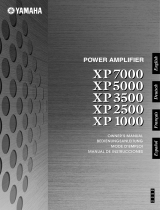 Yamaha XP7000 XP5000 XP3500 XP2500 XP1000 El kitabı