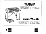 Yamaha YC-45D El kitabı