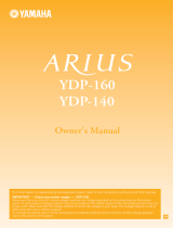 Yamaha Arius YDP-160 El kitabı