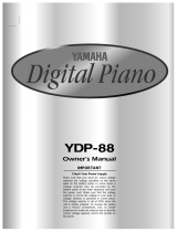 Yamaha YDP-88 Kullanım kılavuzu