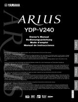 Yamaha ARIUS YDP-V240 El kitabı