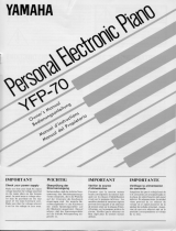 Yamaha YFP-70 El kitabı