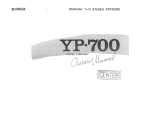 Yamaha YP-700 El kitabı