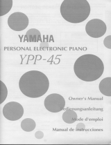 Yamaha YPP-45 El kitabı