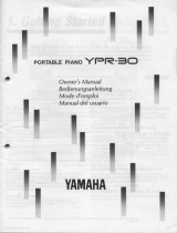 Yamaha YPR-30 El kitabı