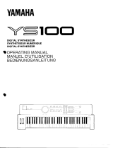 Yamaha YS100 El kitabı