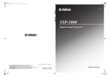 Yamaha Digital Sound Projector YSP-3000 El kitabı
