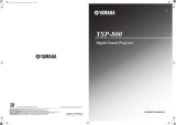 Yamaha YSP800S - Digital Sound Projector Five CH Speaker El kitabı