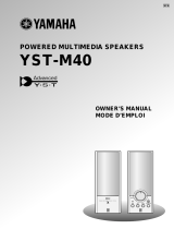 Yamaha YST-M40 El kitabı