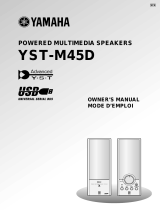 Yamaha YST-M45D El kitabı