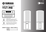 Yamaha YST-M8 Kullanım kılavuzu