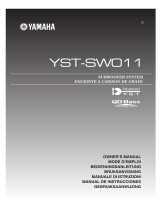 Yamaha YST-SW011 El kitabı