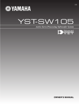 Yamaha YST-SW105 El kitabı