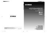 Yamaha YST-SW1500 El kitabı