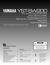 Yamaha YST-SW200 El kitabı