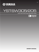 Yamaha YST-SW205 Kullanım kılavuzu