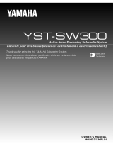 Yamaha YST-SW300 El kitabı