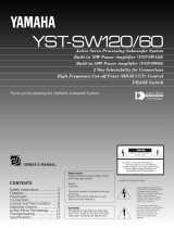 Yamaha YST-SW120/60 Kullanım kılavuzu