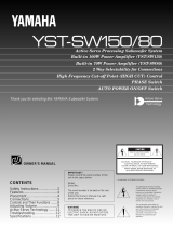 Yamaha YST-SW150/80 Kullanım kılavuzu