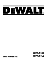 DeWalt D25123 Kullanım kılavuzu