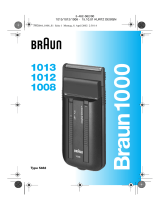 Braun 1013, 1012, 1008, 1000 Kullanım kılavuzu