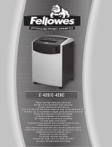 Fellowes Powershred C-420 Kullanım kılavuzu