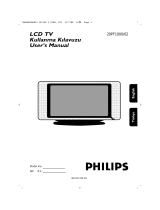 Philips 20PF1000 Kullanım kılavuzu