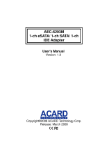 Acard AEC-6293M Kullanım kılavuzu