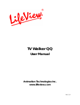 Animation Tech LifeView LifeView TV Walker QQ Kullanım kılavuzu
