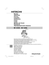Hitachi M 12SE Kullanım kılavuzu
