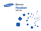 Samsung HM1700 Kullanım kılavuzu