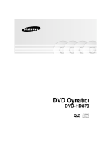 Samsung DVD-HD870 Kullanım kılavuzu