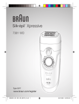Braun 7381 WD,  Silk-épil Xpressive Kullanım kılavuzu