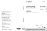 Sony Série HDR-XR260E Kullanım kılavuzu