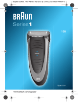Braun 190, Series 1 Kullanım kılavuzu