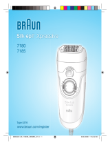 Braun 7180,  7185,  Silk-épil Xpressive Kullanım kılavuzu