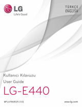 LG LGE440.AIDNWH Kullanım kılavuzu